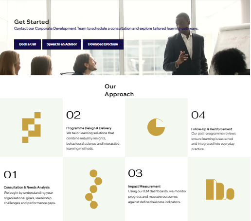 ILM Corporate Website Screenshot 2